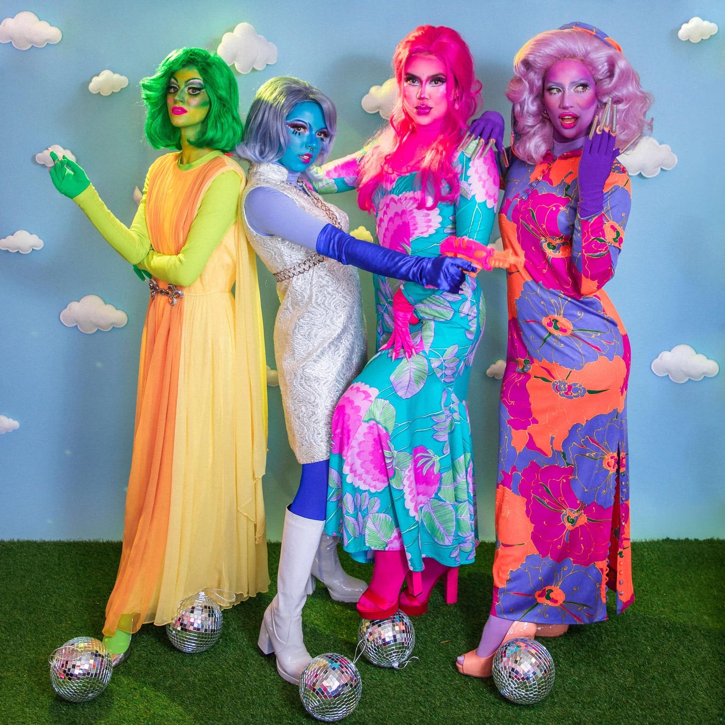 1960's Galactic Mod Dream Dress