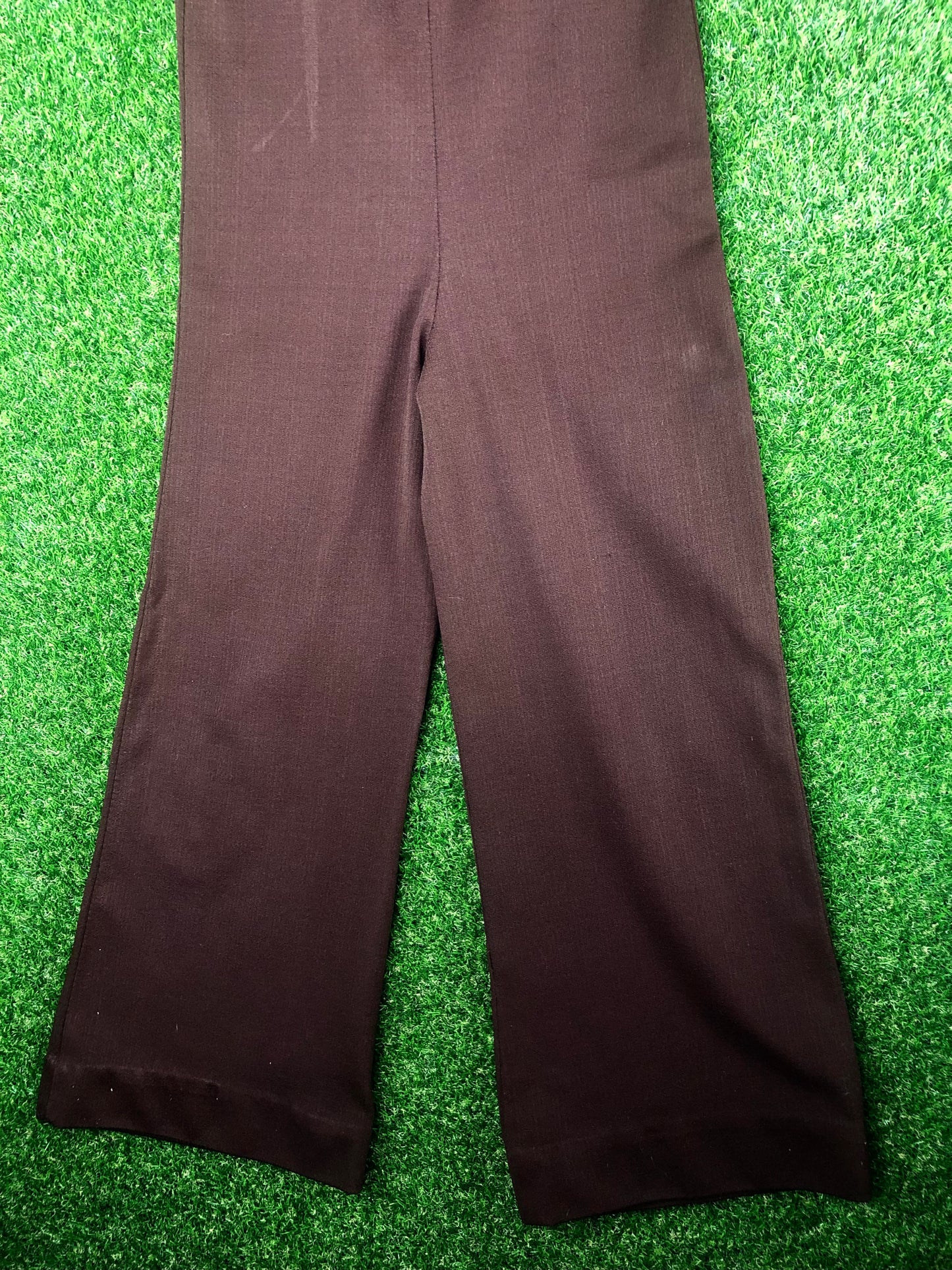 1970's Chocolate Brown Sleeveless Jumpsuit