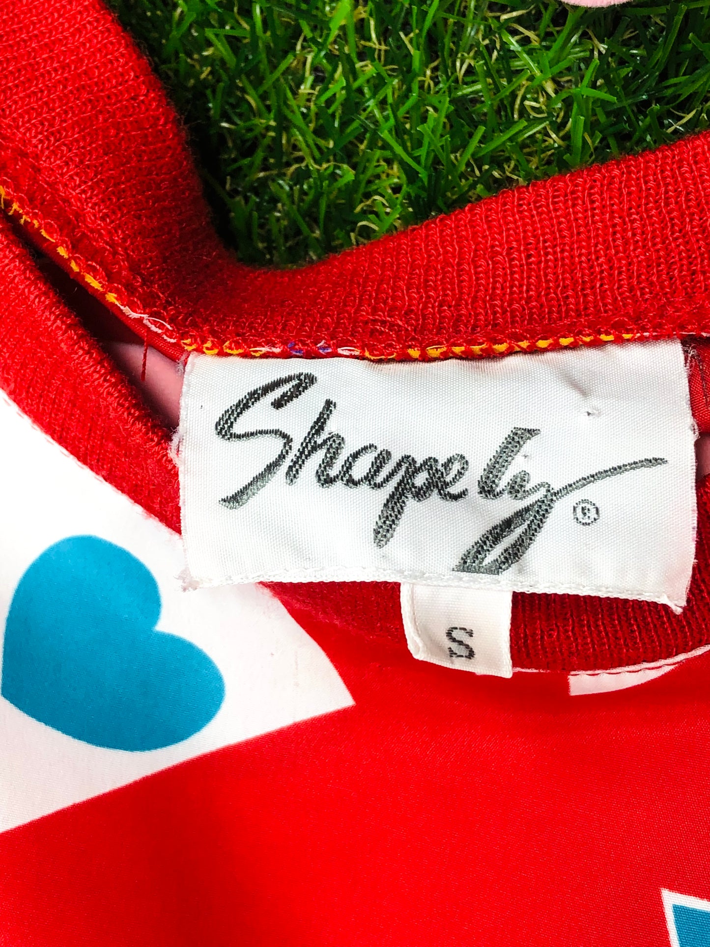 1980's Funky Heart Sweatshirt