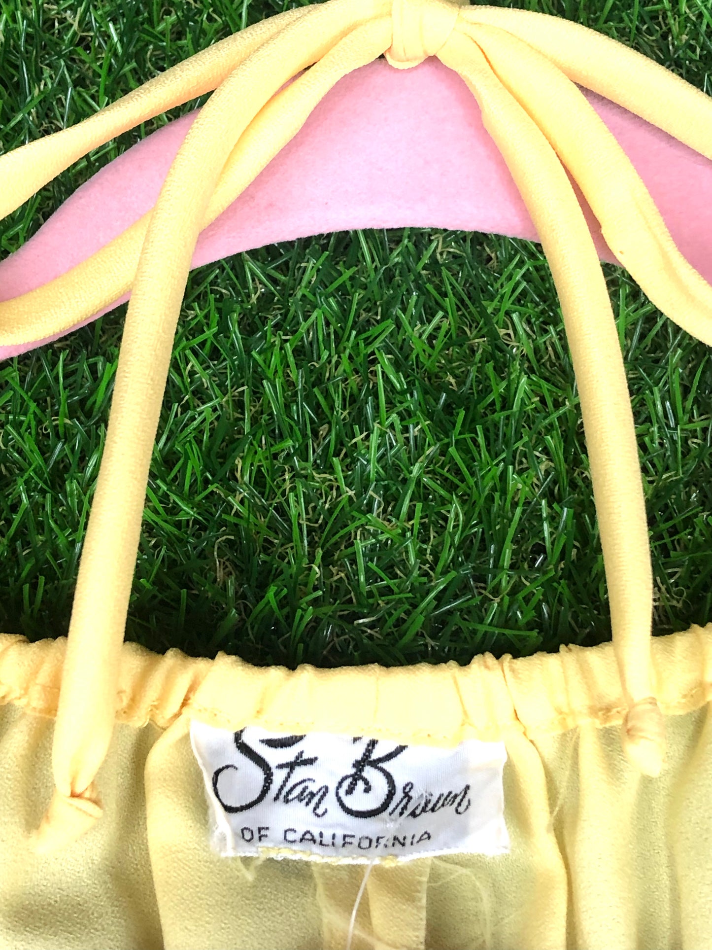 1970's Sunshine Buttercup Cutie Crop Top