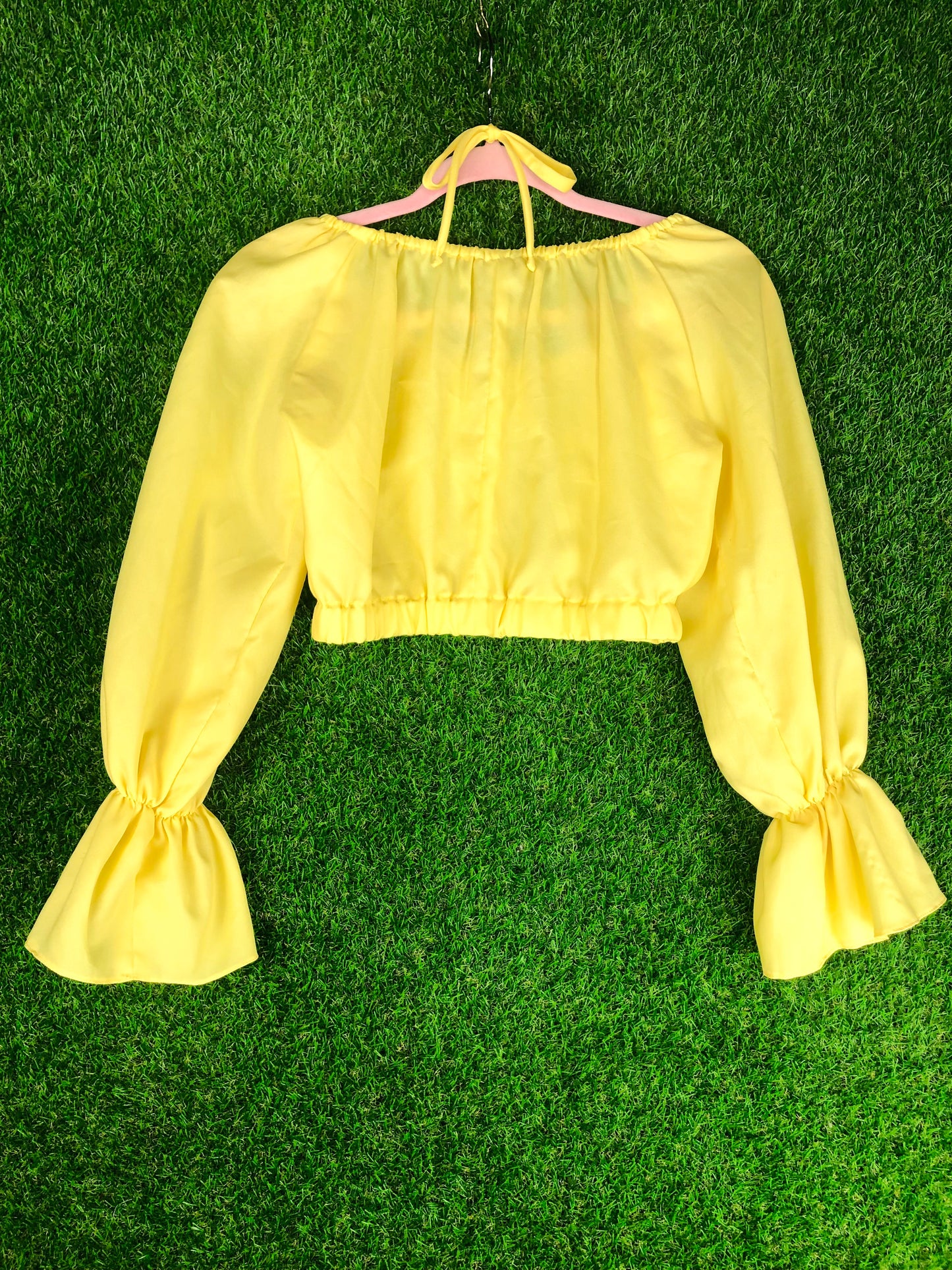 1970's Sunshine Buttercup Cutie Crop Top