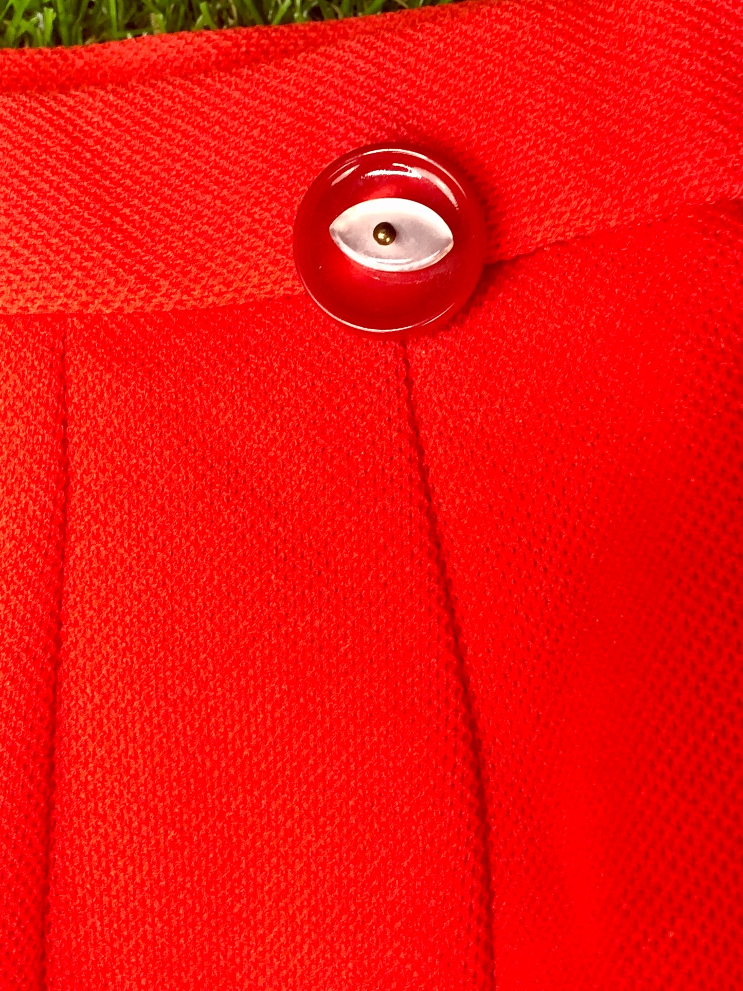 1970's Tomato Red Bellbottoms With Front Slits