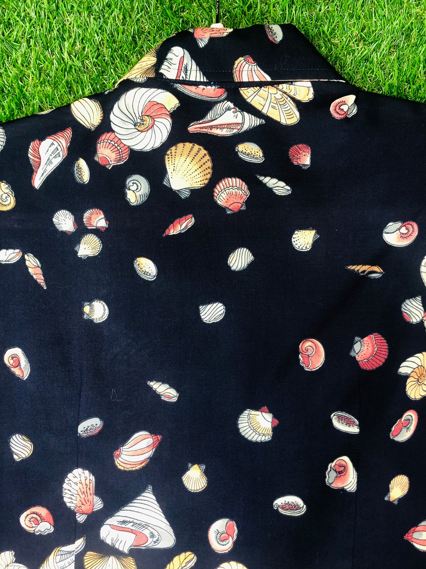 1970's Two-Piece 'She Sells Seashells' Top and Skirt Set