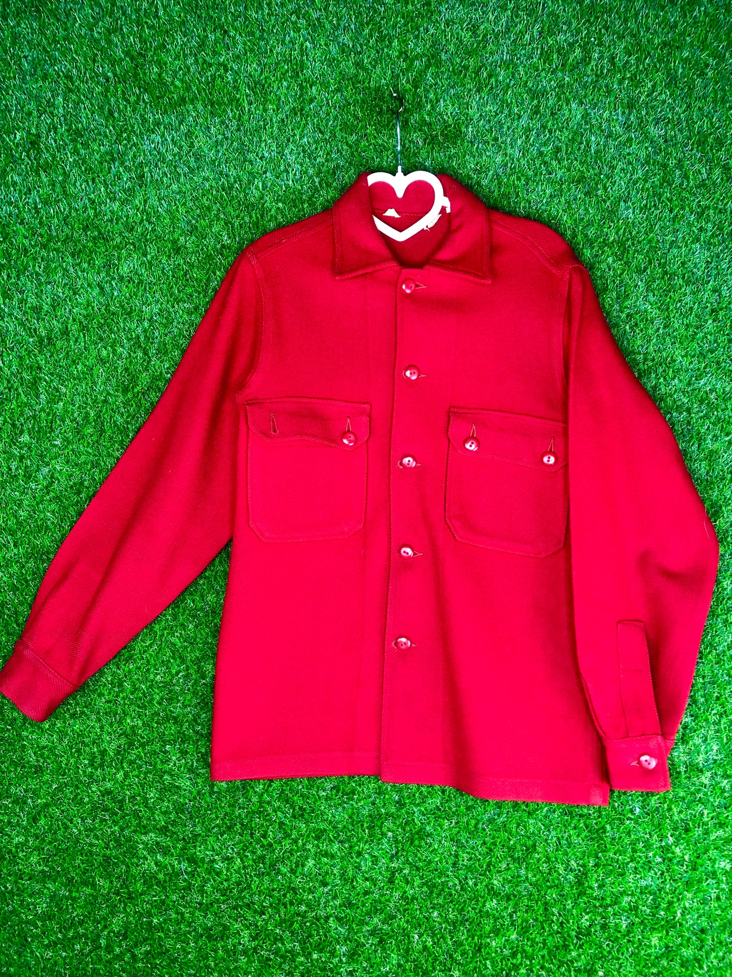 1970's Tomato Red Boy Scouts Jacket