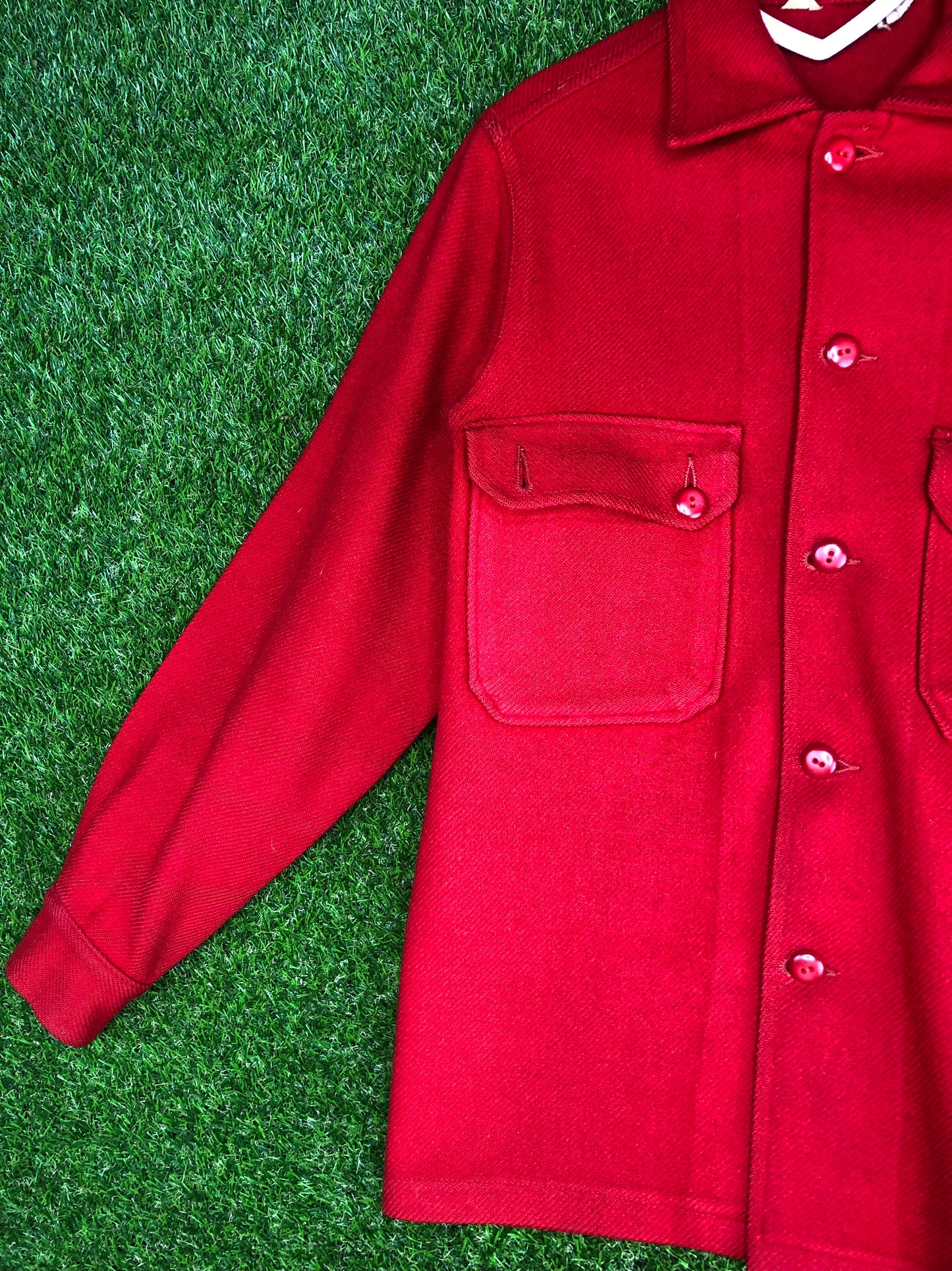 1970's Tomato Red Boy Scouts Jacket