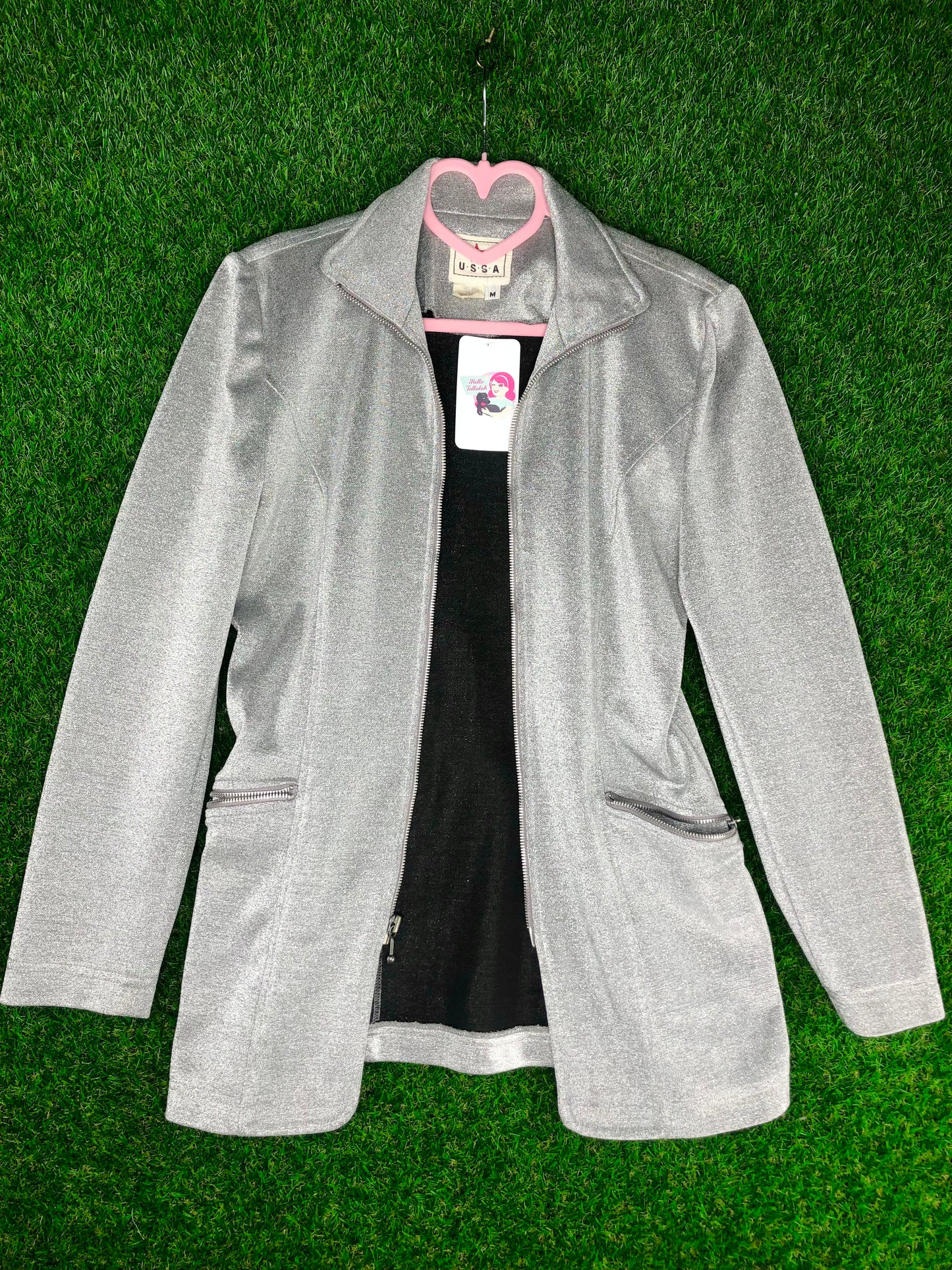 1990's Galactic Silver Shimmer Jacket