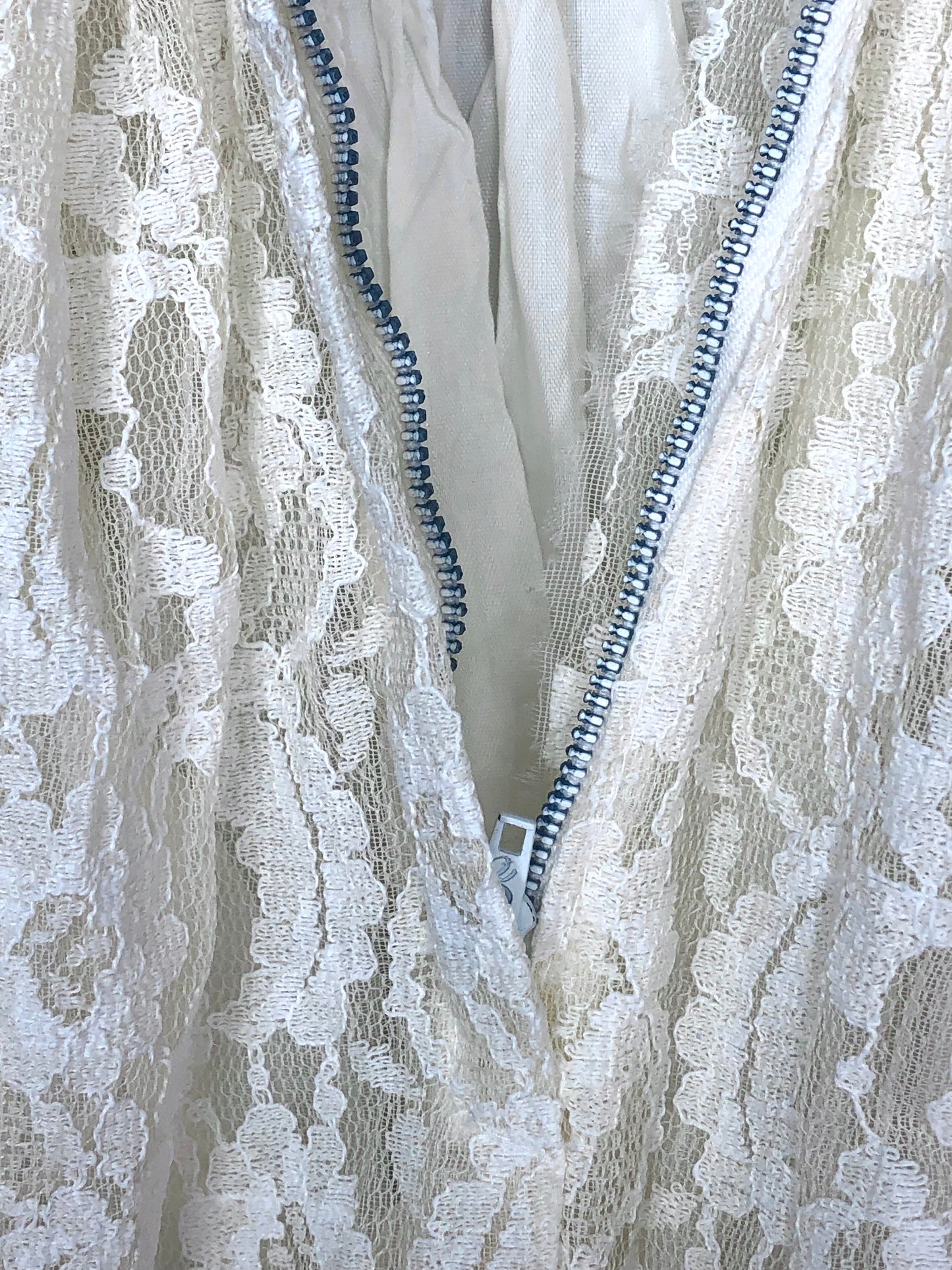1950's Long Lacy 'CottageCore' Gown