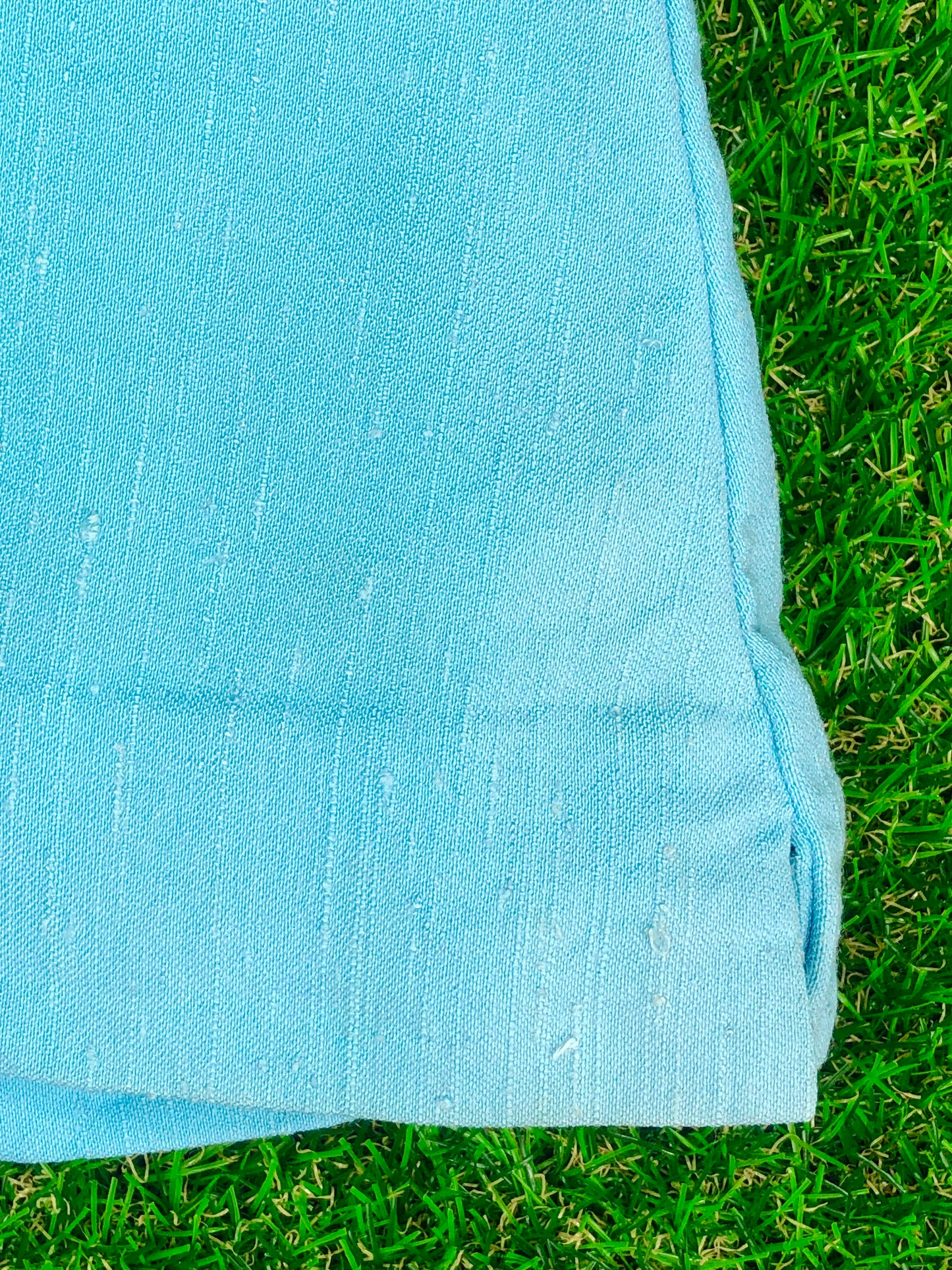 1970's Western Sky Blue Two-Piece Pant and Vest Set
