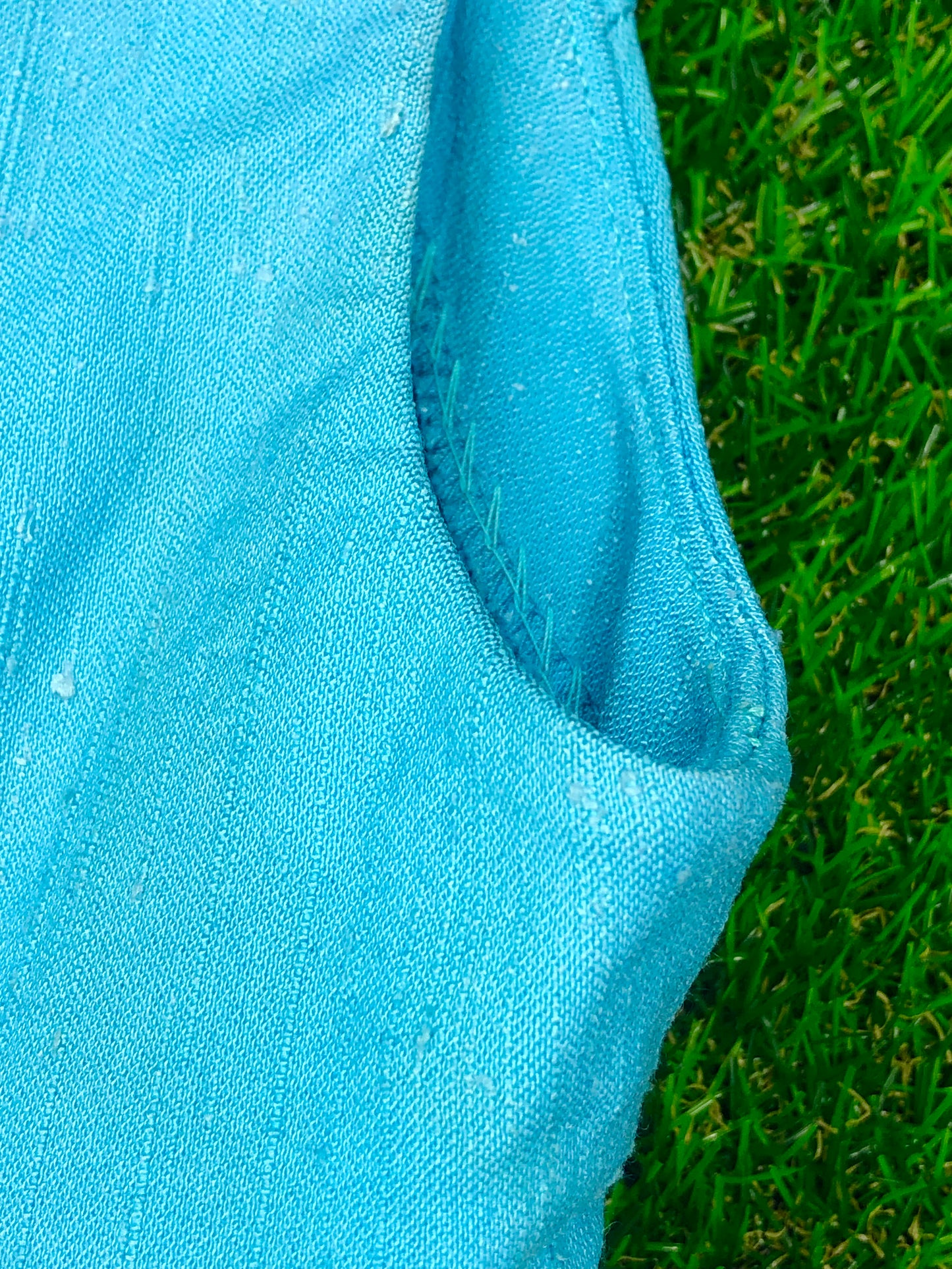 1970's Western Sky Blue Two-Piece Pant and Vest Set