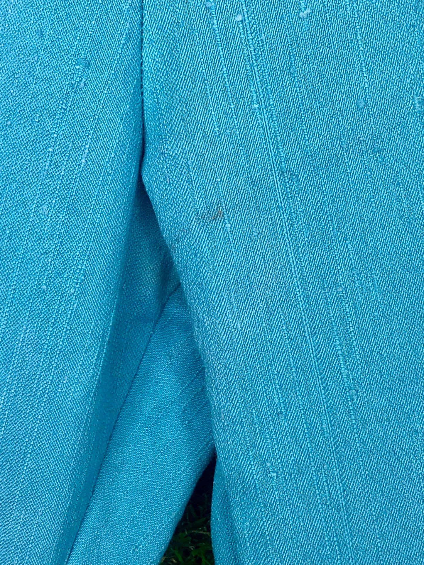 1970's Western Sky Blue Two-Piece Pant and Vest Set