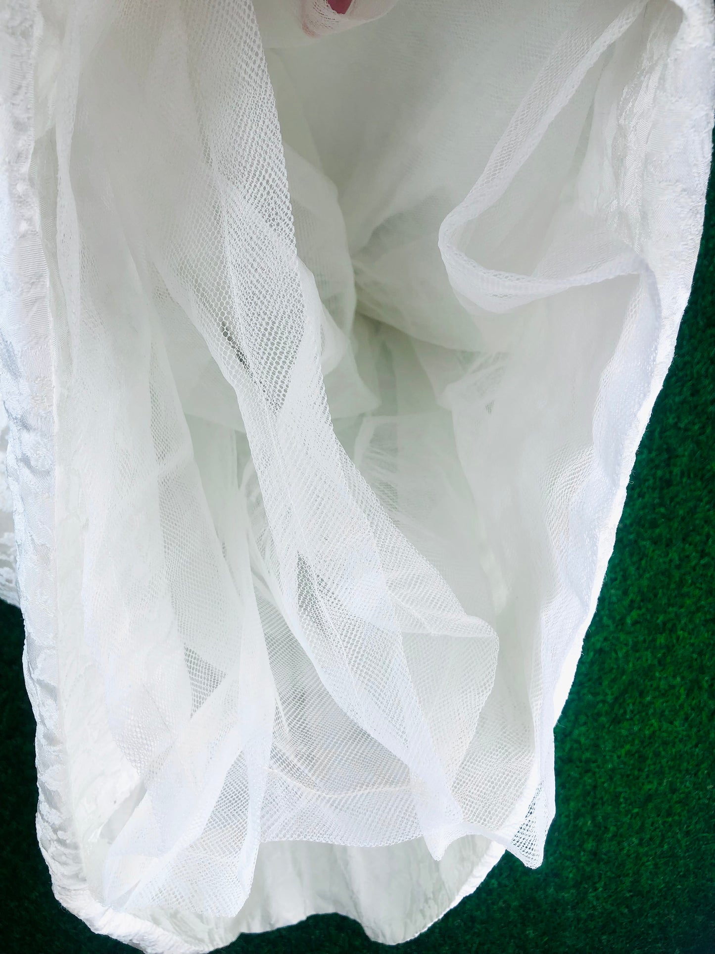 1950's Grace Kelly-Worthy White Rhinestone Wedding Day Party Dress