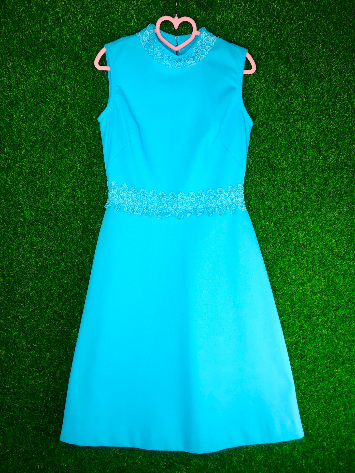1960's Sky-Blue Dress with Matching Jacket