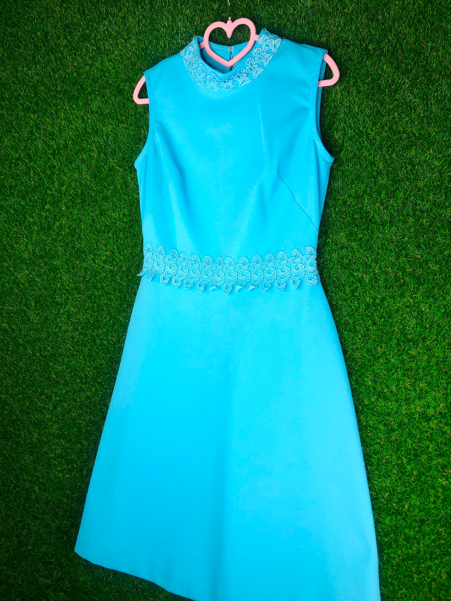 1960's Sky-Blue Dress with Matching Jacket