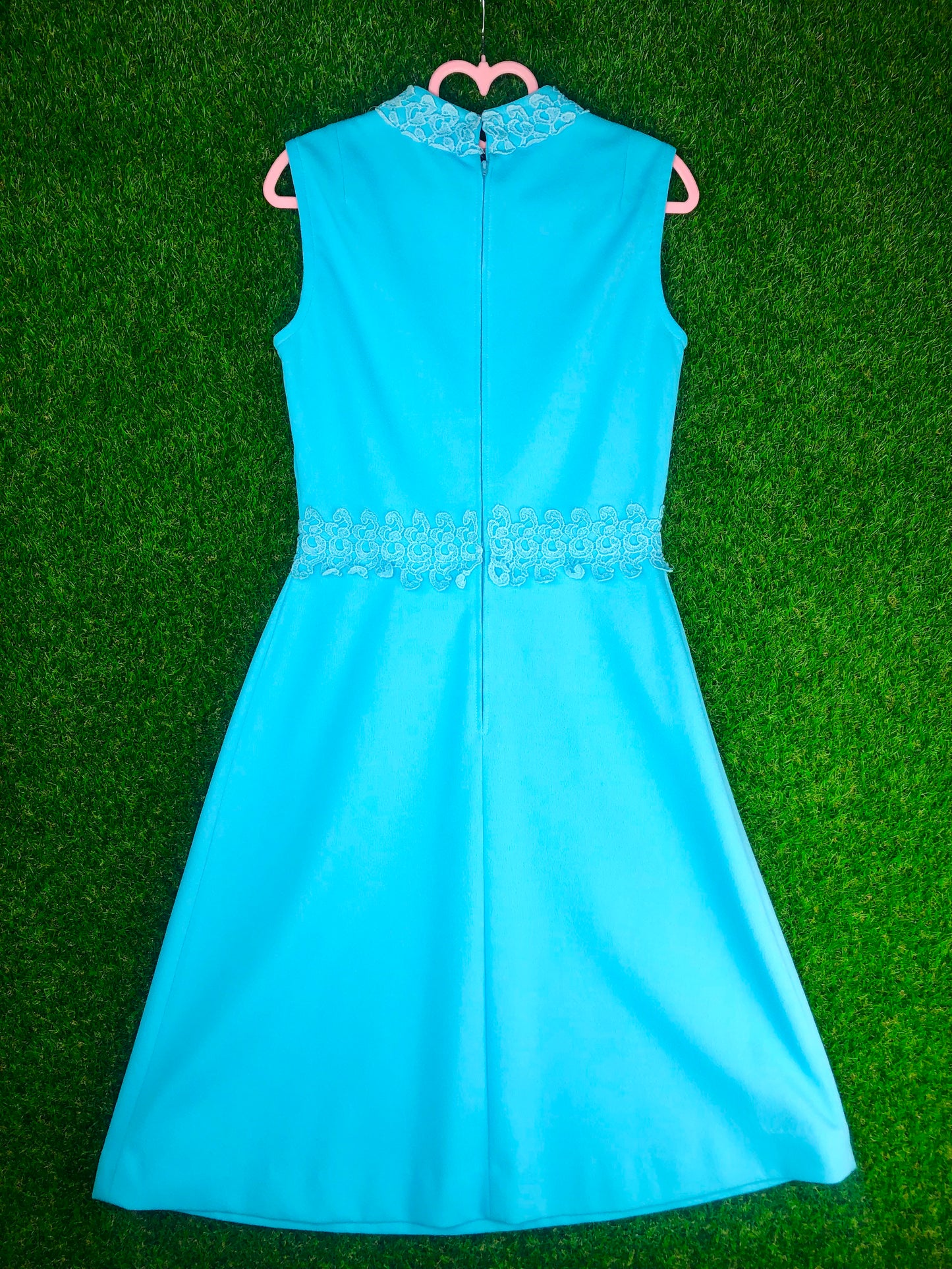 1960's Sky-Blue Dress with Matching Jacket