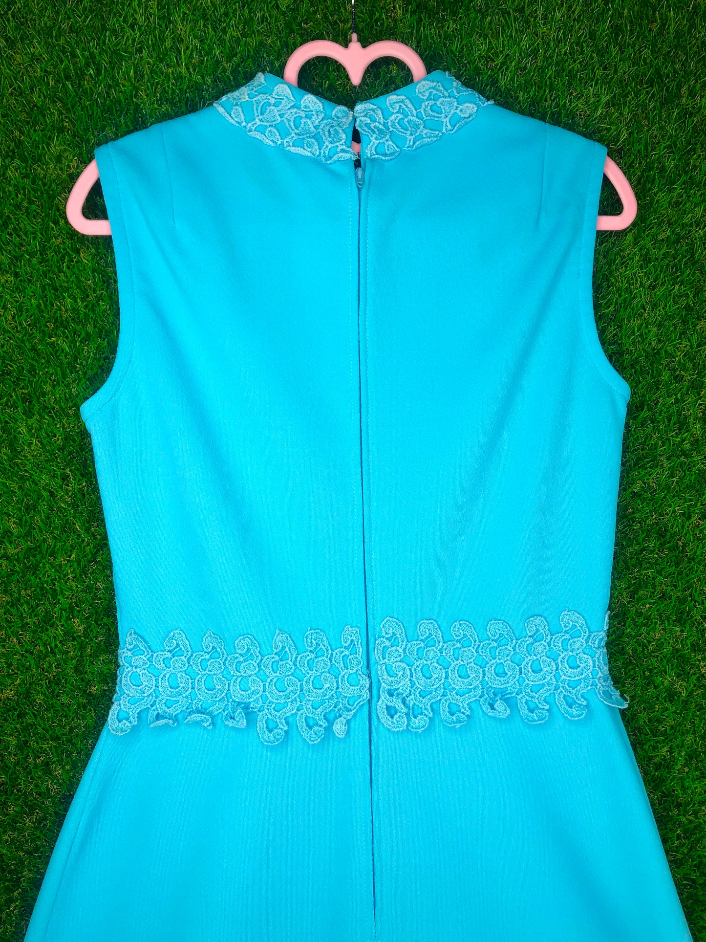 1960's Sky-Blue Dress with Matching Jacket