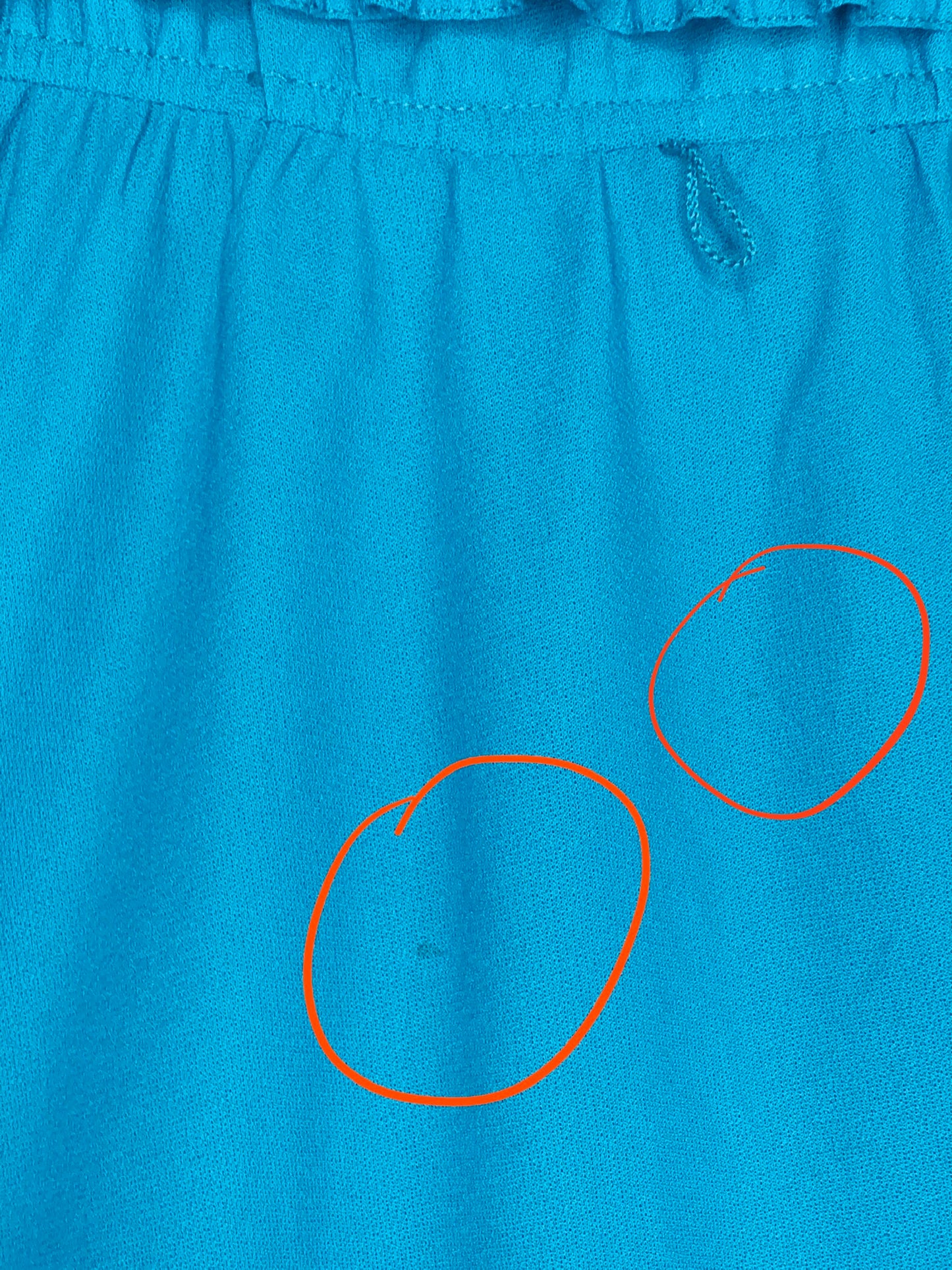 1980's Teal Volup Dress With Elastic Waist