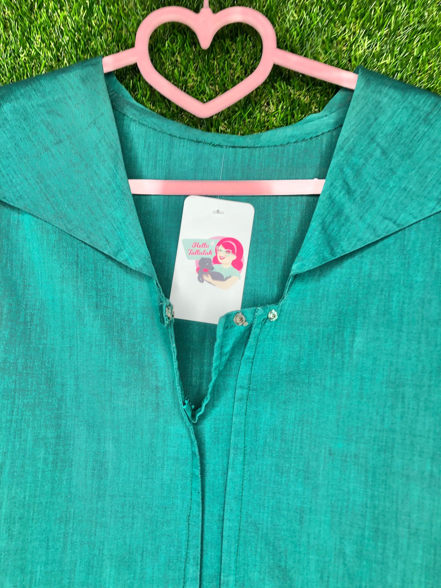 1940's Classic Girl Scout Green Volup Dress