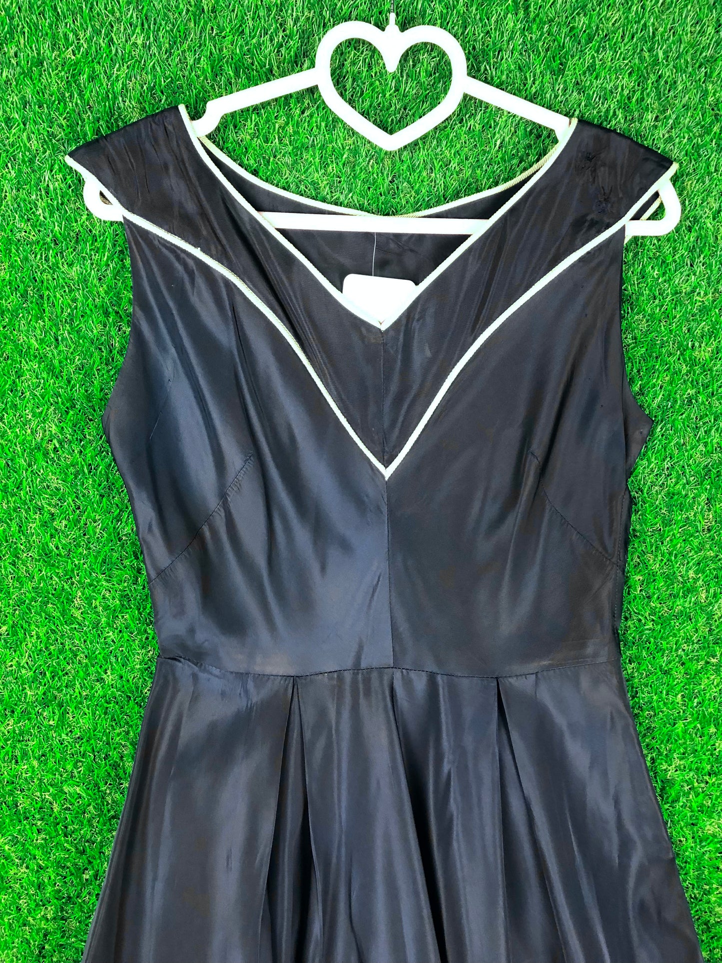 1950's Navy A-line Cocktail Dress