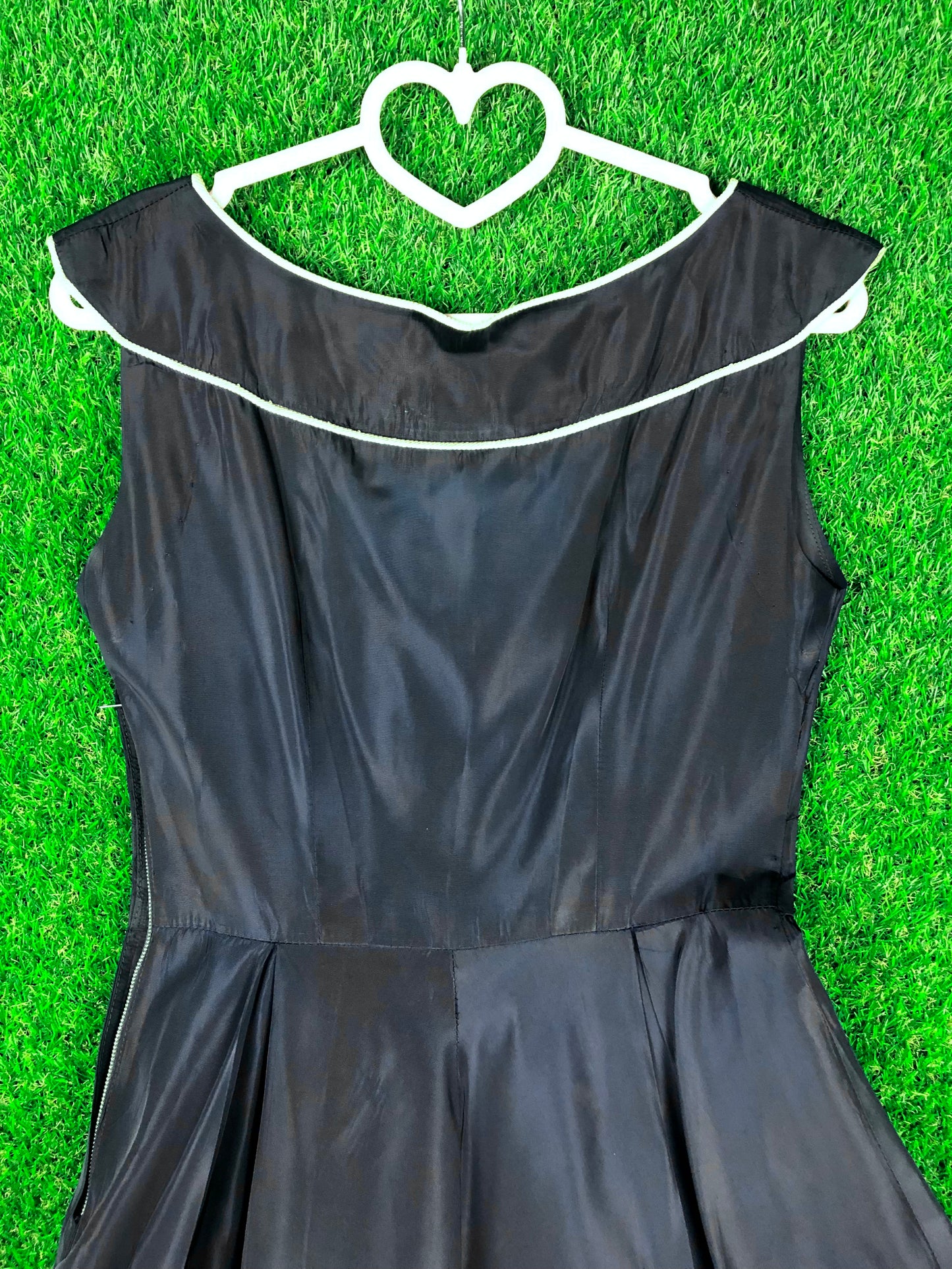1950's Navy A-line Cocktail Dress