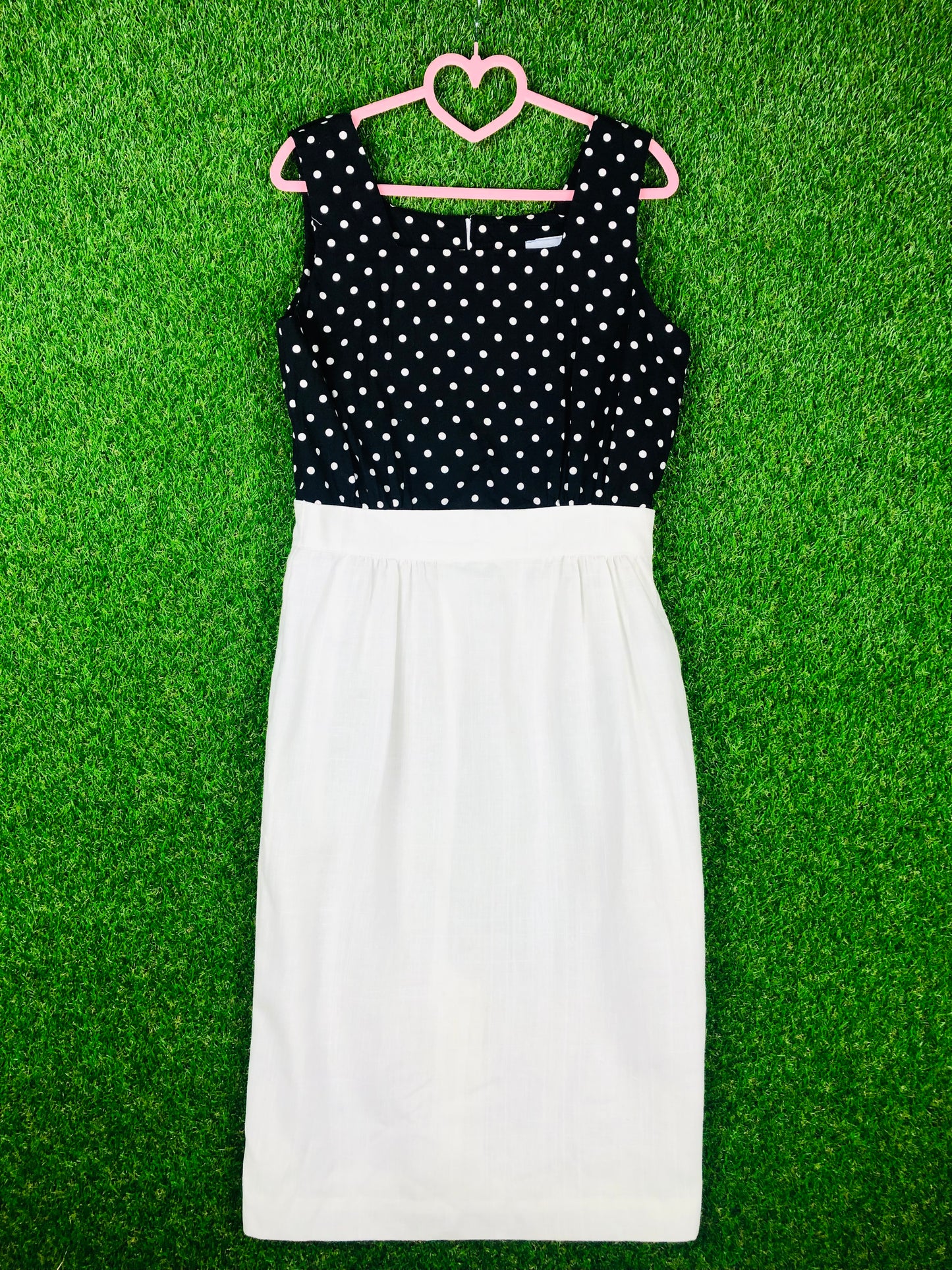 1980's 'Pretty Woman' Polka Dot Wiggle Dress