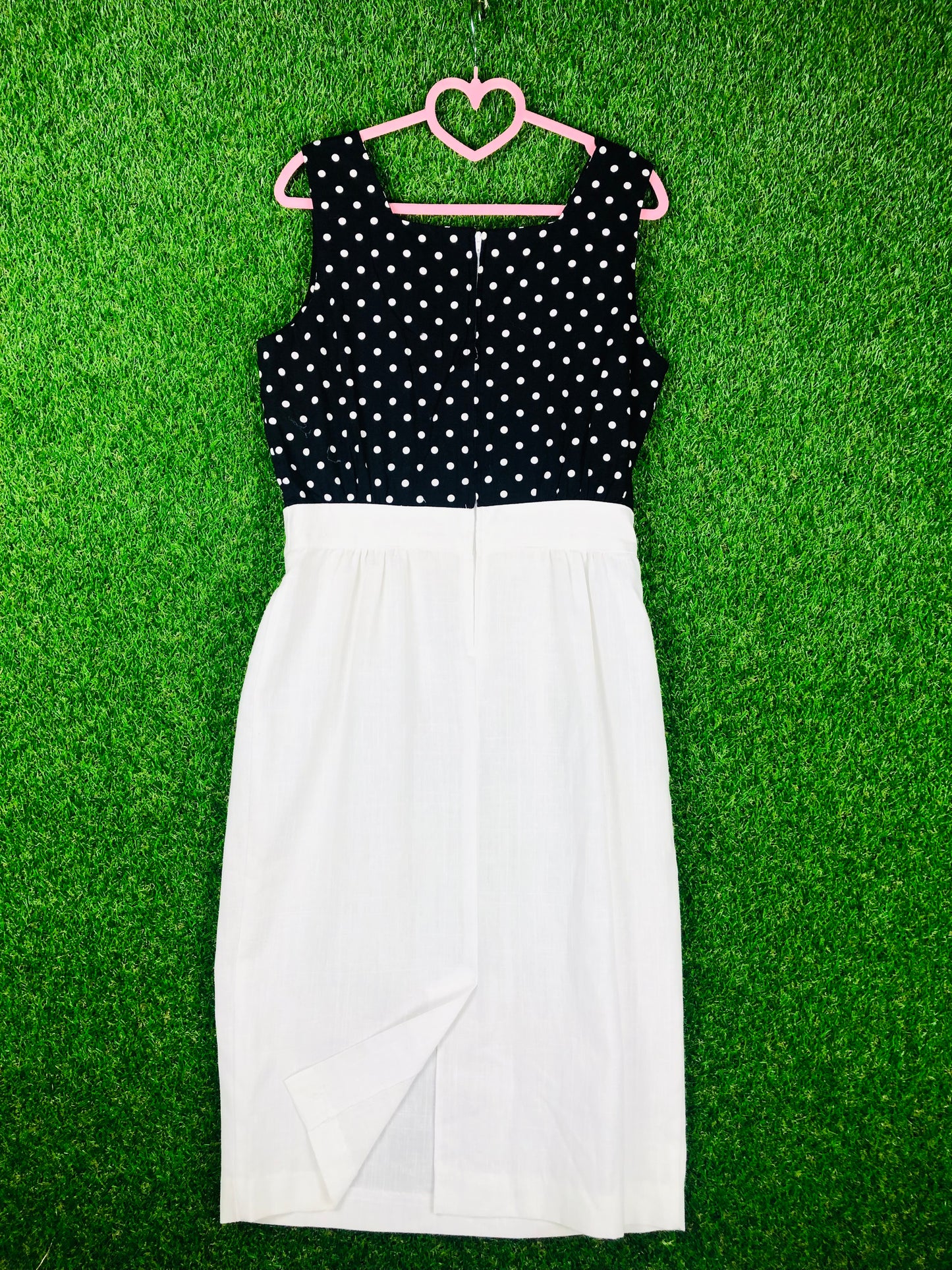 1980's 'Pretty Woman' Polka Dot Wiggle Dress