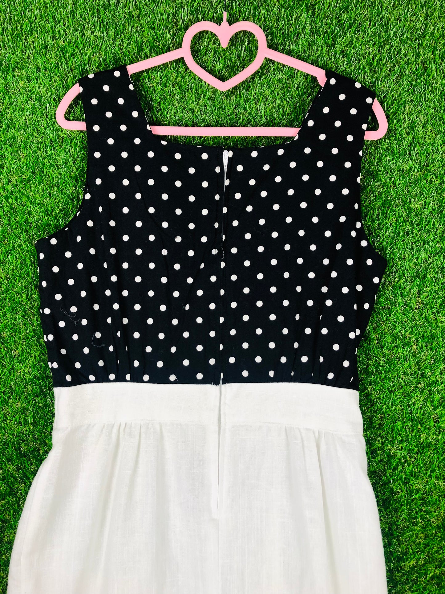 1980's 'Pretty Woman' Polka Dot Wiggle Dress