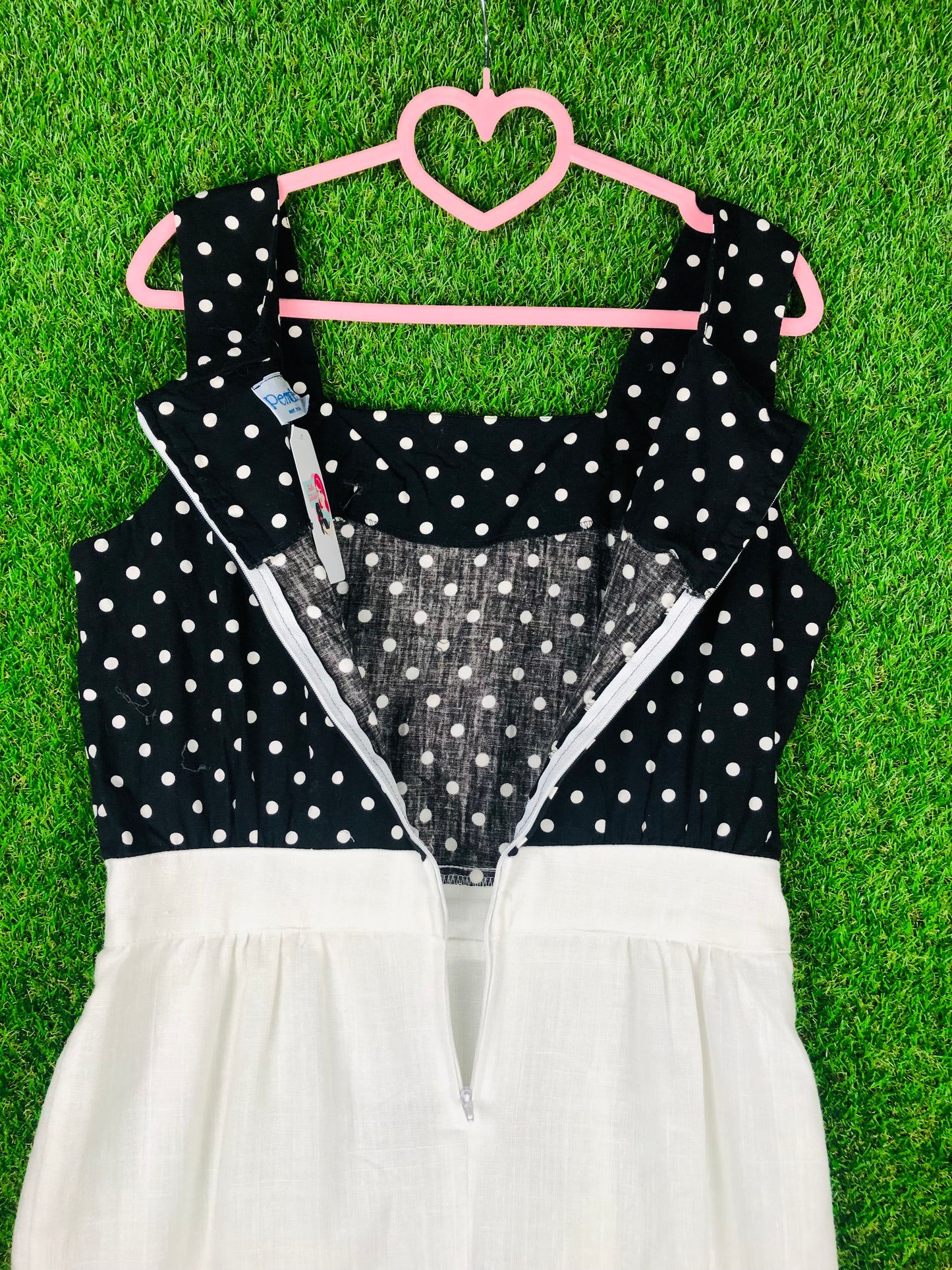 1980's 'Pretty Woman' Polka Dot Wiggle Dress