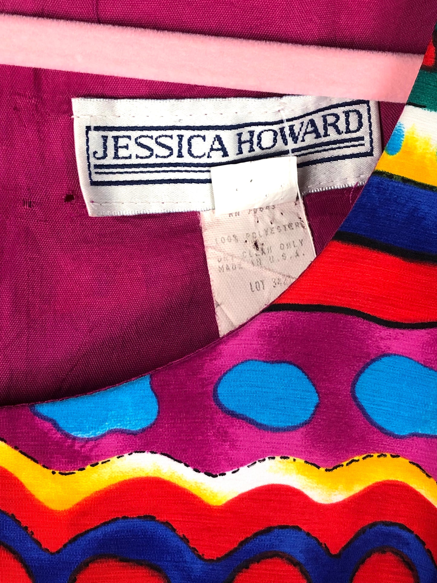 1990's Colorful Fiesta Mini Dress