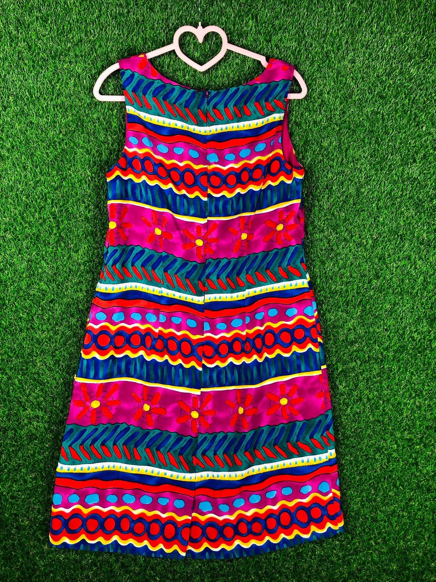 1990's Colorful Fiesta Mini Dress
