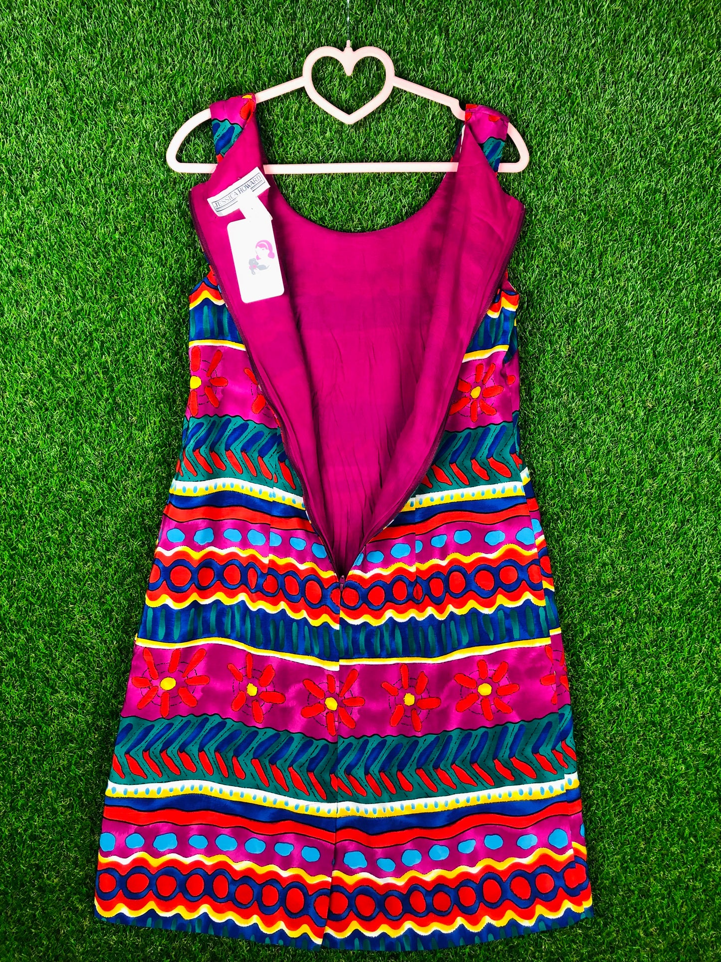 1990's Colorful Fiesta Mini Dress