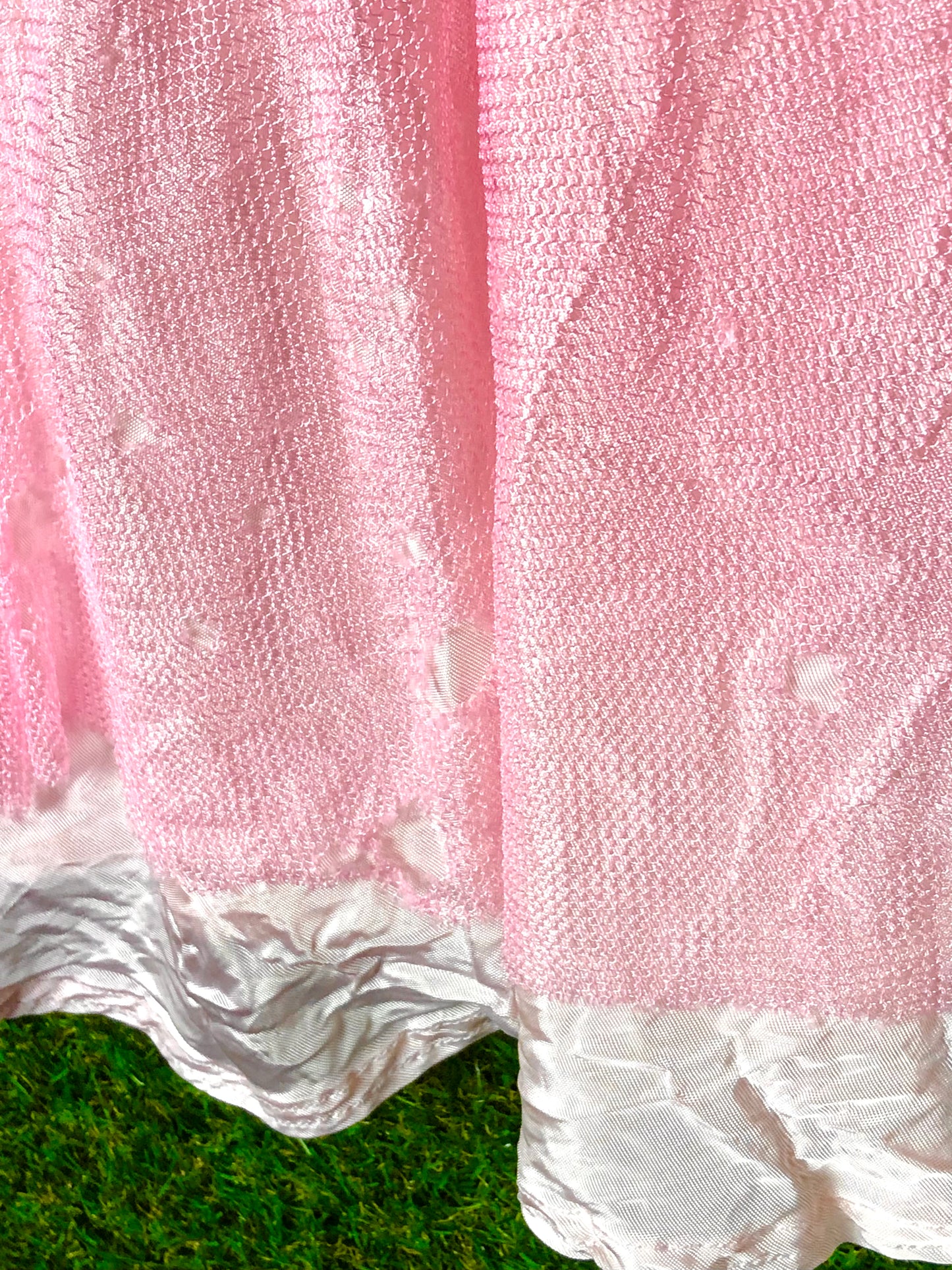 1950's Barbie Pink Tulle Party Dress With Sweetheart Neckline
