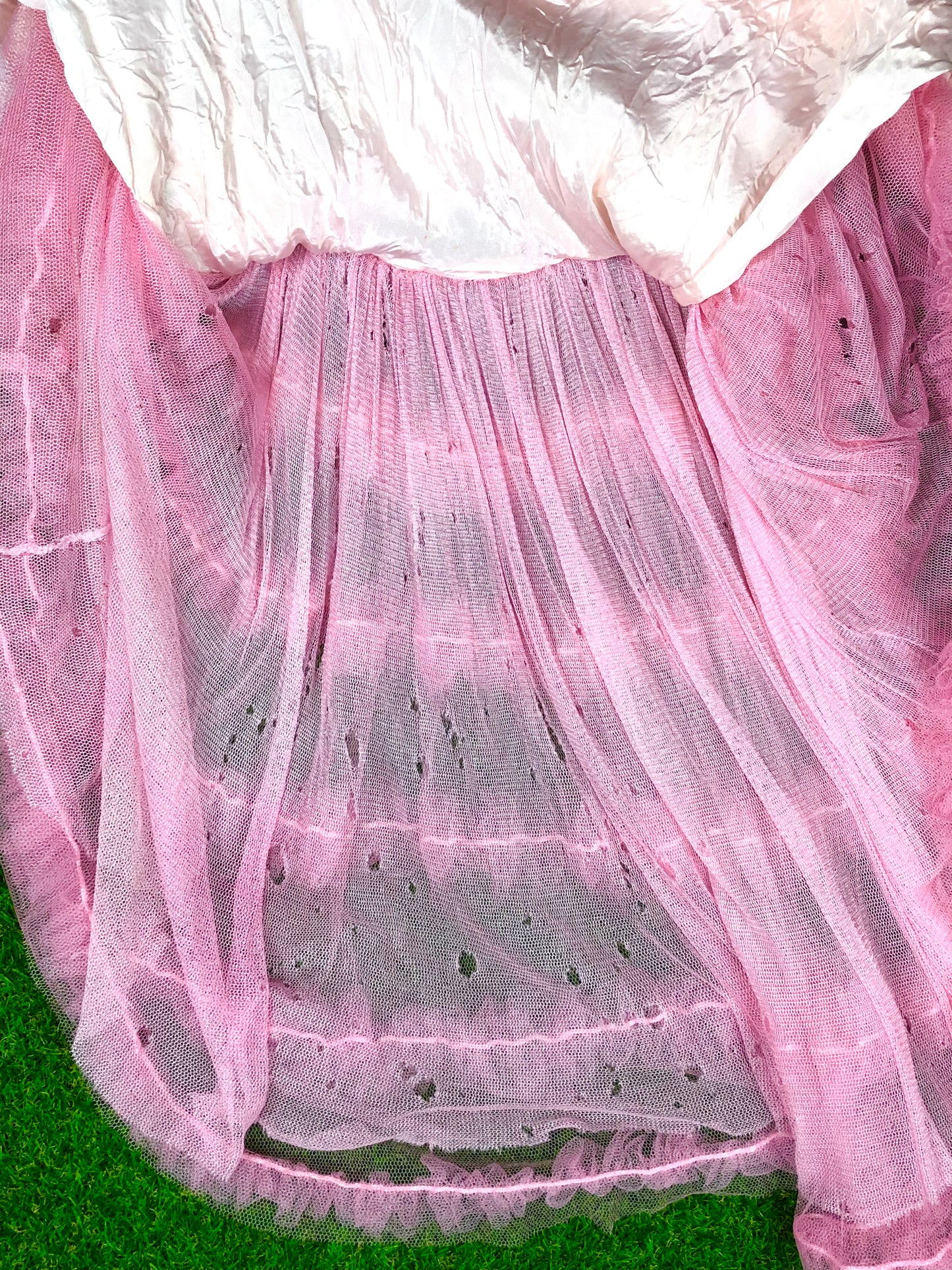 1950's Barbie Pink Tulle Party Dress With Sweetheart Neckline