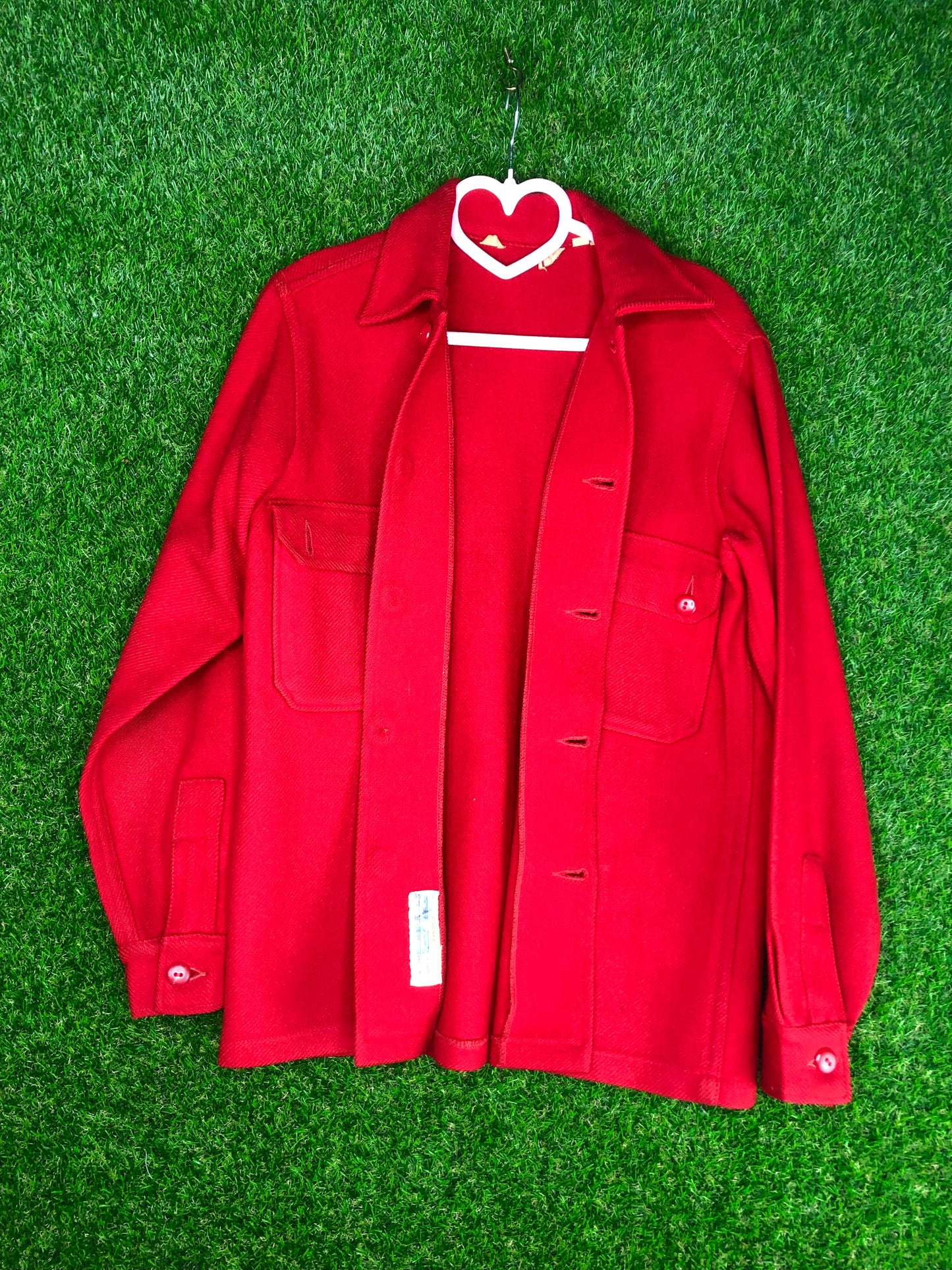1970's Tomato Red Boy Scouts Jacket