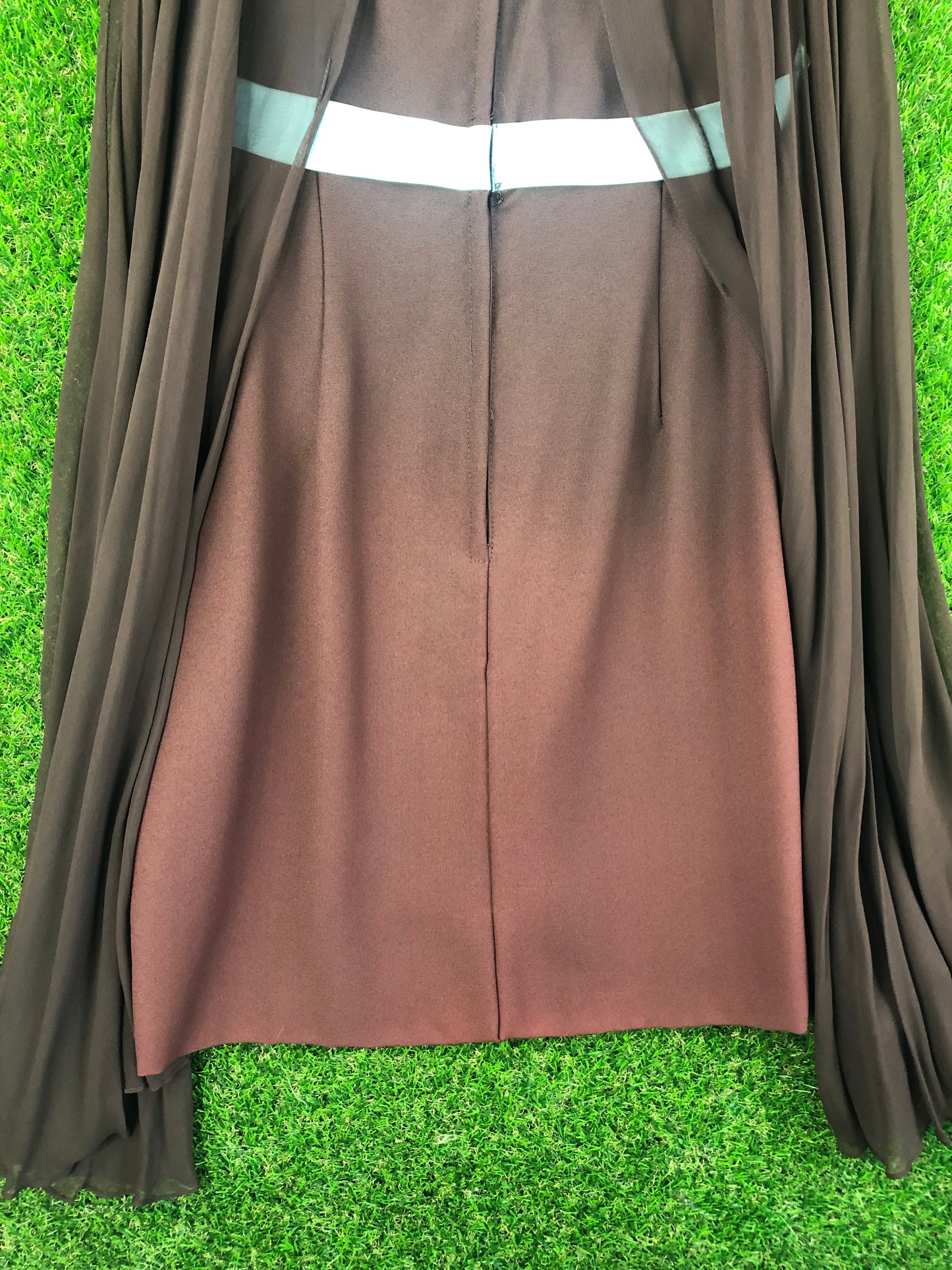1960's Chocolate-Colored 'Mad Men' Party Dress