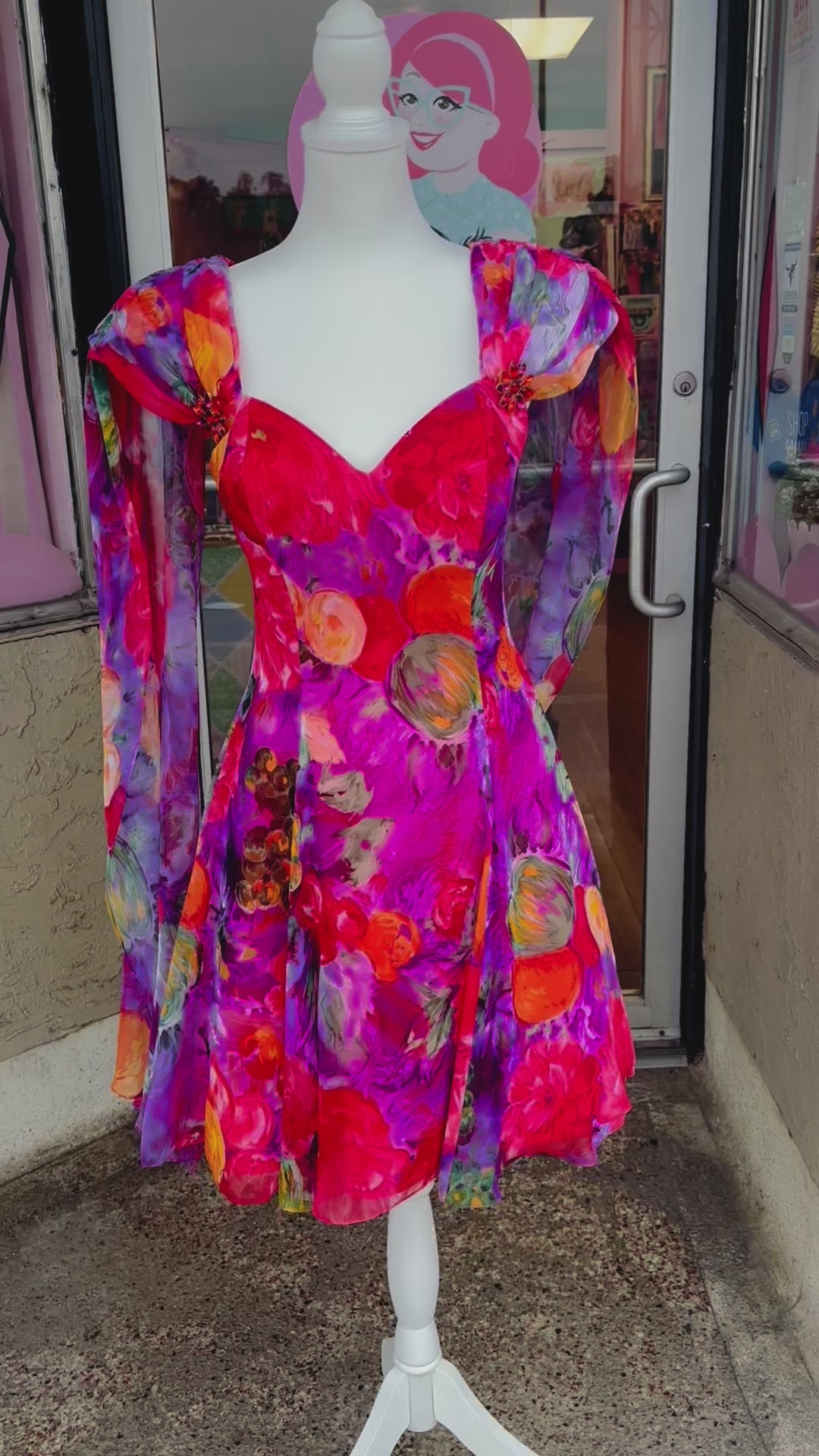 1990's Colorful Designer Tadashi Shoji Dress – Hello Tallulah